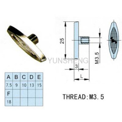 Type K 01 Normal Key Music Box Parts