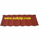 colorful stone-coated metal roofing tile