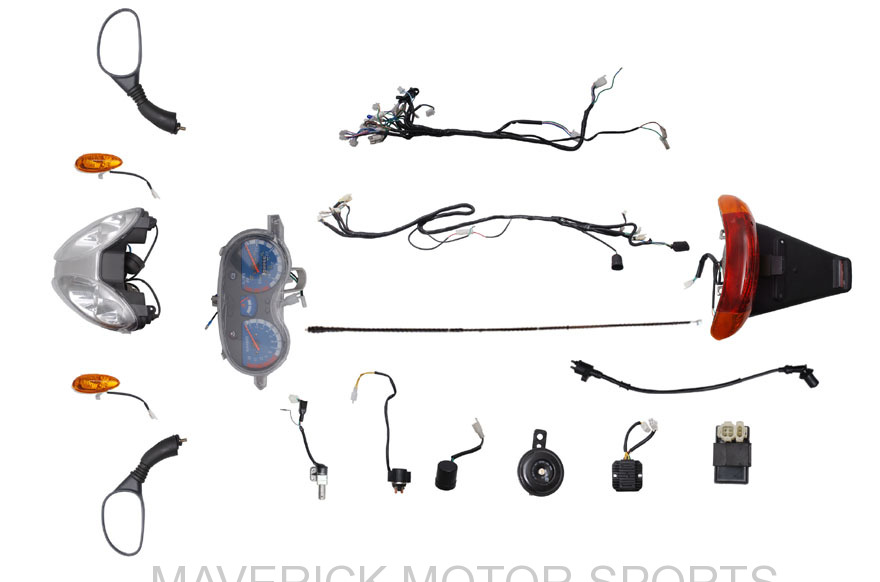 50cc wiring parts