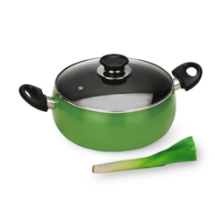 green color sauce pot