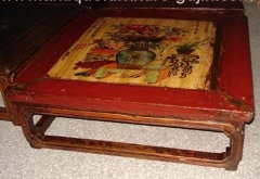 antique Mongolia coffee table