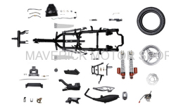 50cc scooter frame parts