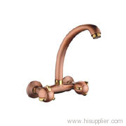 bronze kitchen sink faucet