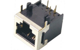 RJ45 ethernert jack with shield