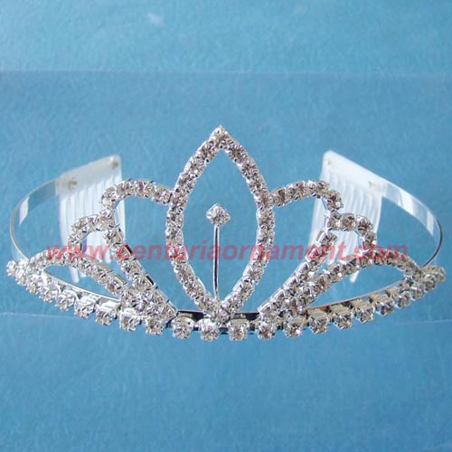 Silver Crystal Tiaras