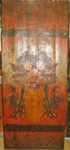 Antique Tibetan doors