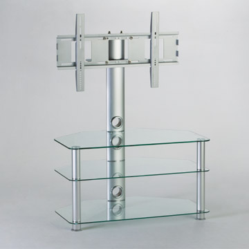 Clear Glass TV/AV Stand