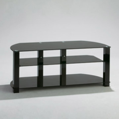 universal glass tv stand