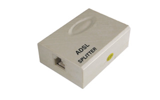 ADSL router splitter