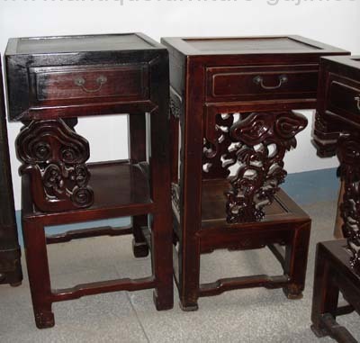 Oriental old tea tables