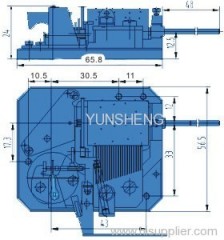 WEIGHT DRIVEN CUCKOO CLOCK MUSIC BOX MOVEMENT PARTS NAME