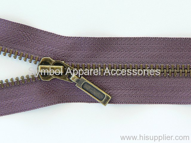 Anti-Brass Zippers