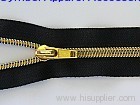 nylon zipper gold teeth chain