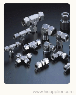 compression tube fitting , instrument fitting, double ferrule fitting