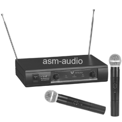 Dual Channel VHF Wireless Microphone System