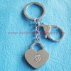 coach heart keychain