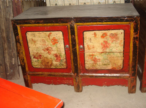 China old bedstand