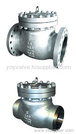 swing check valve