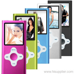 Special 1.8-inch TFT 4GB 2ND MP4 mp3 FM Radio+Video Musi + five colors Available 260k LED screen