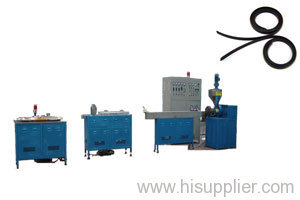 Magnetic strip extruder