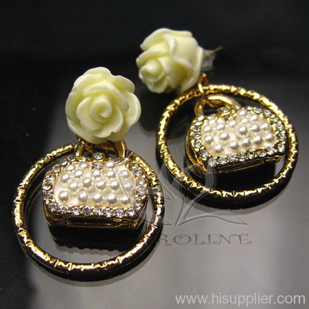 Alloy earrings