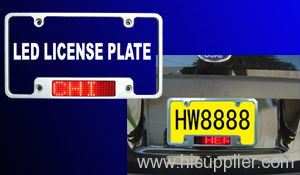 American LED car plate frame