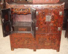 Asia antiques Mongolia cabinet