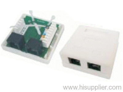 RJ45 module surface mount box