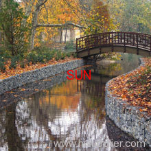 Gabions retaining wall