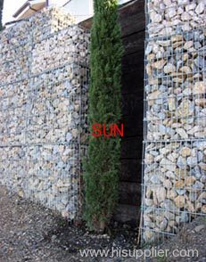 reinforced gabion wall