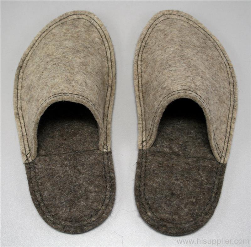 Felt slippers