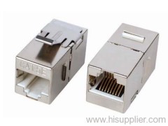 CAT5E keystone jack (RJ45 to RJ45)