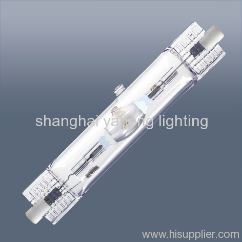 Double ended metal halide lamp