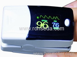 Fingertip pulse oximeter finger pulse oximetry
