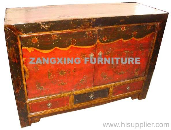 antique oriental mongolian chest