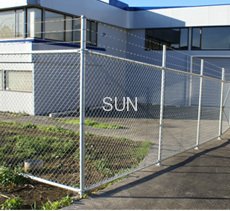 Chain link fencing mesh