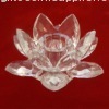 crystal lotus candleholder