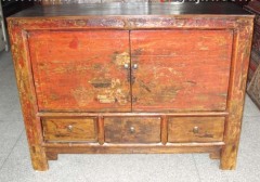 Antique asia furniture Mongolia cabinet