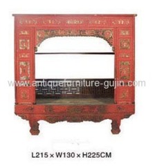 Antique Chinese wedding bed