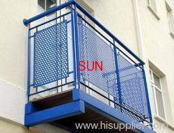 perforated metal fencing