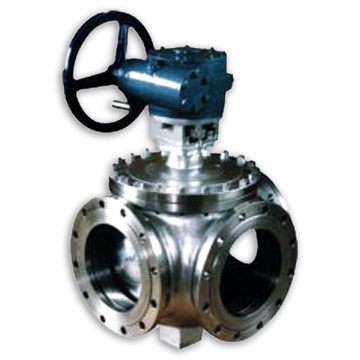 Flange Three Way Ball Valve