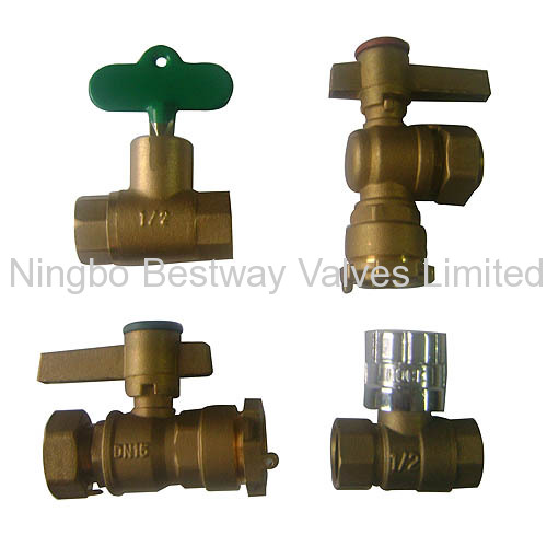 brass locking ball valves