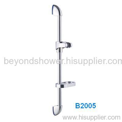 Sliding bar and complete shower set