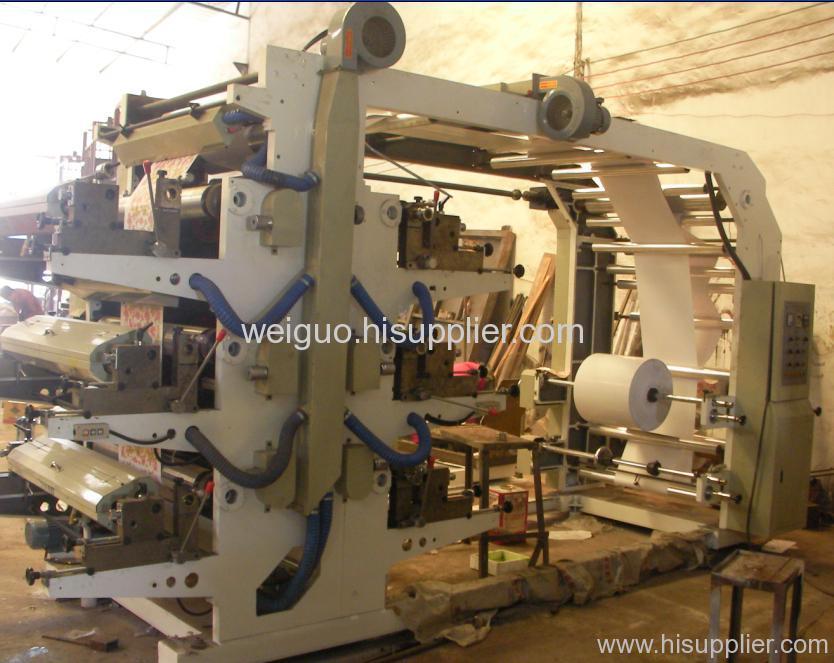 paper roll flexo printing machine