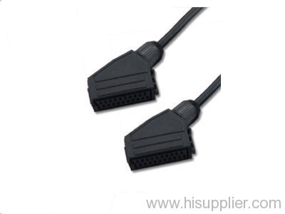 21 pin Scart Socket to Scart Socket Cable