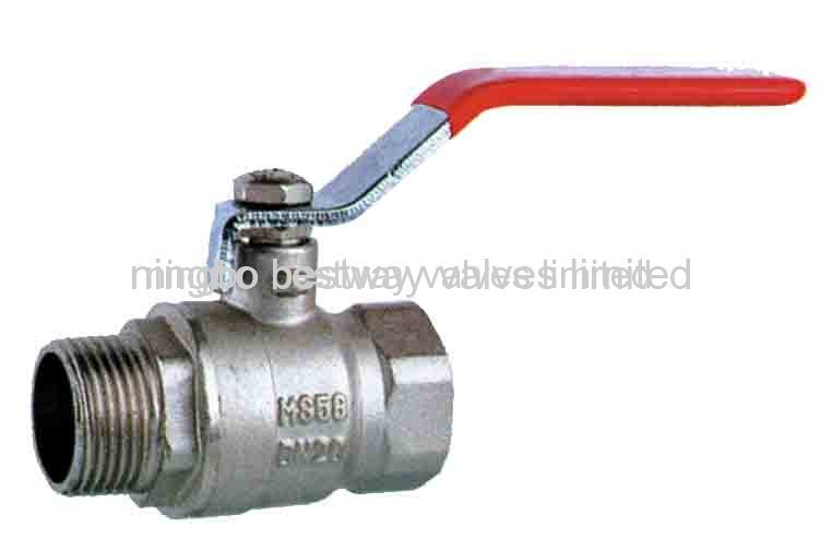 2 brass ball valves