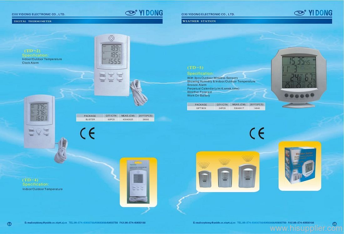 Weather Station Calendar Clock