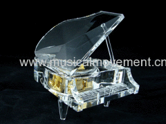 18 Note Clockwork Crystal Piano Musical Gifts