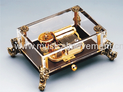 Luck Dragon Crystal 30 Note Luxury Wind up Music Box GIfts