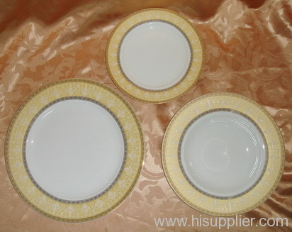 18 PCS Super White Dinner set